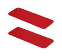 PATIKIL Felt Base Shaper 12x5 Inch, 2Pcs Bag Bottom Shaper Pad Purse Liner Board Insert Arc Corner for Handbags Tote Crossbody Bag Backpack, Red