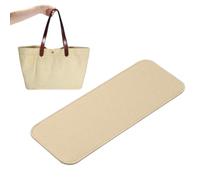 PATIKIL Felt Base Shaper 12x5 Inch, Bag Bottom Shaper Pad Purse Liner Board Insert Arc Corner for Handbags Tote Crossbody Bag Backpack, Light Beige