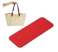 PATIKIL Felt Base Shaper 12x5 Inch, Bag Bottom Shaper Pad Purse Liner Board Insert Arc Corner for Handbags Tote Crossbody Bag Backpack, Red
