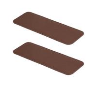 PATIKIL Felt Base Shaper 14x5 Inch, 2Pcs Bag Bottom Shaper Pad Purse Liner Board Insert Arc Corner for Handbags Tote Crossbody Bag Backpack, Brown
