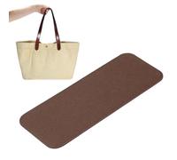 PATIKIL Felt Base Shaper 14x5 Inch, Bag Bottom Shaper Pad Purse Liner Board Insert Arc Corner for Handbags Tote Crossbody Bag Backpack, Brown