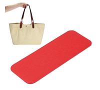 PATIKIL Felt Base Shaper 14x5 Inch, Bag Bottom Shaper Pad Purse Liner Board Insert Arc Corner for Handbags Tote Crossbody Bag Backpack, Red