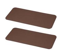 PATIKIL Felt Base Shaper 15x7 Inch, 2 Pcs Bag Bottom Shaper Pad Purse Liner Board Insert Oval for Handbags Tote Crossbody Bag Backpack, Brown