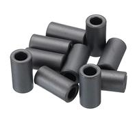 PATIKIL Ferrite Toroid Core, 10 Pcs Toroid Core 0.6" ODx0.3" IDx1.1" H Ferrite Rings Transformer Ferrite Toroid Cores for EMI/RFI Filters, Black