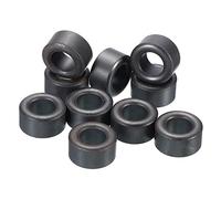 PATIKIL Ferrite Toroid Core 18mm x 10mm x 10mm, 10 Pack Transformer Inductor Coil Ring, Black