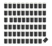 PATIKIL Finger Sponge Daubers, 60Pcs Finger Painting Sponge Set Craft Drawing Foam Dauber for Art Ink Crafts Card Making Chalk, Black