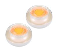 PATIKIL Fingertip Moistener, 2 Pcs 3 Inch Plastic Reusable Non-Slip Finger Moistener Finger Damper for Bank Papers Bills Documents Counting, White