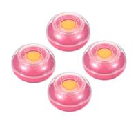 PATIKIL Fingertip Moistener, 4 Pcs 3 Inch Plastic Reusable Non-Slip Finger Moistener Finger Damper for Bank Papers Bills Documents Counting, Pink