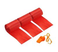 PATIKIL Finish Line Satin Ribbon 9.8ft x 2in, 3 Pack Polyester Fabric Tape with Whistle for Outdoor Athletics Sprint Running Race Sport