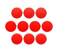 PATIKIL Fishing Bobbers Floats 0.6 Inch Dia, 10 Pack Fishing Rig Float Round Slip Responsive Pompano Floats Buoy Rig Stoppers for Surf Fishing Crappie Trout Catfish Walleye, Red