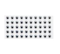 PATIKIL Fishing Lure 3D Eyes 8mm, 100Pcs Waterproof Artificial Fish Eye Fly Tying Lures Crafts Tackle Accessory for Fishing Baits DIY, Silver Tone