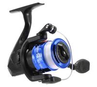 PATIKIL Fishing Reel, Ultralight Saltwater Reel with 60m Fishing Lines Left/Right Interchangeable Handle 5.2:1 Gear Ratio for Freshwater Saltwater Ice Fishing, Black, Blue