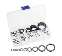 PATIKIL Fishing Rod Repair Kit 0.19-1.18in, 40Pcs 10 Size Ceramic Guides Ring Replacement Fishing Pole Eyelet Repair for Saltwater Freshwater, Black