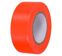 PATIKIL Flagging Tape 1.2" x300', PVC Non-Adhesive Neon Marking Tape for Tree Survey Boundaries Outdoor Trail, Orange