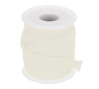 PATIKIL Flat Drawstring Cord 0.4 Inch x 10 Yd, Soft Cotton Draw String Replacement Rope Cords Roll for Hoodie Sweatpants Shorts Pants Strap Garment, Beige