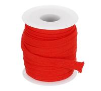 PATIKIL Flat Drawstring Cord 0.4 Inch x 10 Yd, Soft Cotton Draw String Replacement Rope Cords Roll for Hoodie Sweatpants Shorts Pants Strap Garment, Red