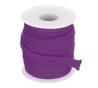 PATIKIL Flat Drawstring Cord 0.4 Inch x 10 Yd, Soft Cotton Draw String Replacement Rope Cords Roll for Hoodie Sweatpants Shorts Pants Strap Garment, Purple
