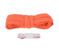 PATIKIL Flat Drawstring Cord 10mm x 5 Yd, Draw String Replacement Flat Rope Soft Cotton Hoodie String Cords Roll with Ruler for Sweatpants Shorts Pants Strap Garment, Orange