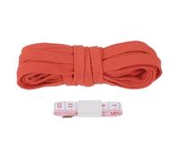 PATIKIL Flat Drawstring Cord 10mm x 5 Yd, Draw String Replacement Flat Rope Soft Cotton Hoodie String Cords Roll with Ruler for Sweatpants Shorts Pants Strap Garment, Maroon