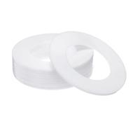 PATIKIL Flat Washers, 10 Pcs 102mm OD 57mm ID 3mm Thickness DN50 PTFE Seal Washers Flange Gasket Sealing Gasket for Faucet Pipe Water Hose
