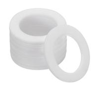 PATIKIL Flat Washers, 50 Pcs 30mm OD 20mm ID 2mm Thickness PTFE Seal Washers Flange Gasket Sealing Gasket for Faucet Pipe Water Hose