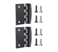 PATIKIL Flip Action Door Lock, 2 Pack Flip Latch Lock Reversible Privacy Door Locks with Screw for Interior Swing-in Hardware Bedroom Home Security, Black