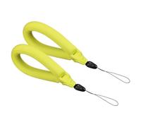 PATIKIL Floating Wrist Straps, 2Pcs Neoprene Waterproof Lightweight 250g Buoyancy Wristband Strap for Underwater Camera Swimming Snorkeling, Fluorescent Green