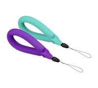 PATIKIL Floating Wrist Straps, 2Pcs Neoprene Waterproof Lightweight 250g Buoyancy Wristband Strap for Underwater Camera Swimming Snorkeling, Sky Blue, Purple