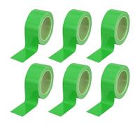 PATIKIL Floor Marking Tape 2 Inch x 110 Ft, 6 Pcs Self-Adhesive Warning Safety Tape Caution Stripe for Walls Floors Pipes Equipment Outdoor, Green