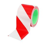 PATIKIL Floor Marking Tape 8cm x 33 Meter, Self-Adhesive Warning Safety Tape Caution Stripe for Walls Floors Pipes Equipment Outdoor, Red/White