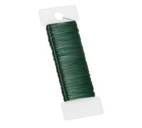 PATIKIL Floral Flexible Paddle Wire 26 Gauge 38 Yard/115 Ft Green | Florist Wreath Wire for Crafts Flower Arrangement