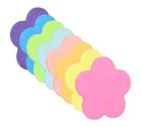 PATIKIL Flower Shape Sticky Notes, 8 Pads Cute Self-Stick Note Pads Its Colorful Post Memo Pads 8 Colored Bulk Blank for Dispenser Home Office Supplies Books Bible Wall
