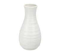 PATIKIL Flower Vase, Plastic Vase for Flowers Ceramic Look Table Centerpieces for Home Room Decor, White