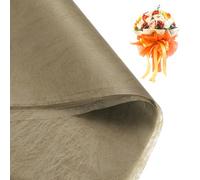 PATIKIL Flower Wrapping Paper 29.5 Feet, 1 Roll Cotton Wrapping Flower Paper Tissue Paper for Various Occasions, Light Brown