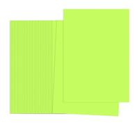 PATIKIL Fluorescent Green Colored Copy Paper, 100 Sheets 8.3x5.9 A5 19lb/70gsm Double Sided Colorful Print Paper Bulk Sheet DIY Craft Art Projects Supplies for Printer Origami