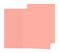 PATIKIL Fluorescent Pink Colored Copy Paper, 100 Sheets 8.3x5.9 A5 19lb/70gsm Double Sided Colorful Print Paper Bulk Sheet DIY Craft Art Projects Supplies for Printer Origami