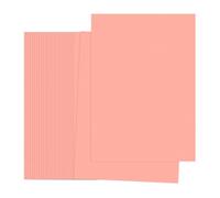 PATIKIL Fluorescent Pink Colored Copy Paper, 50 Sheets 8.3x5.9 A5 19lb/70gsm Double Sided Colorful Print Paper Bulk Sheet DIY Craft Art Projects Supplies for Printer Origami