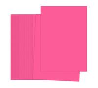 PATIKIL Fluorescent Rose Red Colored Copy Paper, 50 Sheets 11.7x8.3 A4 19lb/70gsm Double Sided Colorful Print Paper Bulk Sheet DIY Craft Art Projects Supplies for Printer Origami