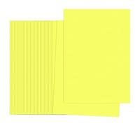 PATIKIL Fluorescent Yellow Colored Copy Paper, 100 Sheets 8.3x5.9 A5 19lb/70gsm Double Sided Colorful Print Paper Bulk Sheet DIY Craft Art Projects Supplies for Printer Origami