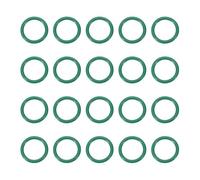 PATIKIL Fluorine Rubber O-Ring 12mm OD 9mm ID 1.5mm Width, 20Pcs Metric FKM Sealing Gasket Replacement for Seal Plumbing and Faucet Hose Machinery Plumbing Valves, Green