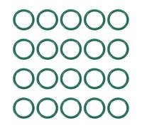 PATIKIL Fluorine Rubber O-Ring 13mm OD 10mm ID 1.5mm Width, 20Pcs Metric FKM Sealing Gasket Replacement for Seal Plumbing and Faucet Hose Machinery Plumbing Valves, Green