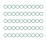 PATIKIL Fluorine Rubber O-Ring 17mm OD 14mm ID 1.5mm Width, 50Pcs Metric FKM Sealing Gasket Replacement for Seal Plumbing and Faucet Hose Machinery Plumbing Valves, Green