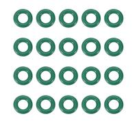 PATIKIL Fluorine Rubber O-Ring 6mm OD 3mm ID 1.5mm Width, 20Pcs Metric FKM Sealing Gasket Replacement for Seal Plumbing and Faucet Hose Machinery Plumbing Valves, Green