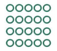PATIKIL Fluorine Rubber O-Ring 8.5mm OD 5.5mm ID 1.5mm Width, 20Pcs Metric FKM Sealing Gasket Replacement for Seal Plumbing and Faucet Hose Machinery Plumbing Valves, Green