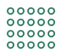 PATIKIL Fluorine Rubber O-Ring 8mm OD 5mm ID 1.5mm Width, 20Pcs Metric FKM Sealing Gasket Replacement for Seal Plumbing and Faucet Hose Machinery Plumbing Valves, Green