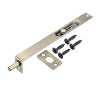 PATIKIL Flush Bolt 8" x 0.87", Stainless Steel French Door Lock Concealed Slide Double Door Latch for Wood Composite Double Door, Bronze