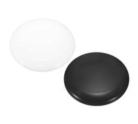PATIKIL Flying Disc 10.8 Inch 175 Gram, 2 Pack Ultimate Competition Discs Sport Training Disk for Backyard Lawn Beach Outdoor Park, White Black