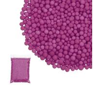 PATIKIL Foam Beads, 2-3mm Foam Balls, Mini Small Balls Polystyrene Beads for DIY Craft Supplies Wedding Party Art Homemade, Rose Red