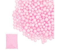 PATIKIL Foam Beads, 4-6mm Foam Balls, Mini Small Balls Polystyrene Beads for DIY Craft Supplies Wedding Party Art Homemade, Light Pink