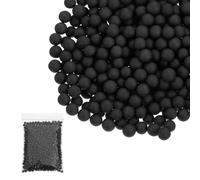 PATIKIL Foam Beads, 7-9mm Foam Balls, Mini Small Balls Polystyrene Beads for DIY Craft Supplies Wedding Party Art Homemade, Black
